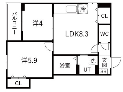 F asecia Kuulei 間取り