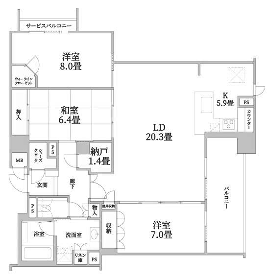 ザ・レジデンス京都祇園八坂通 間取り