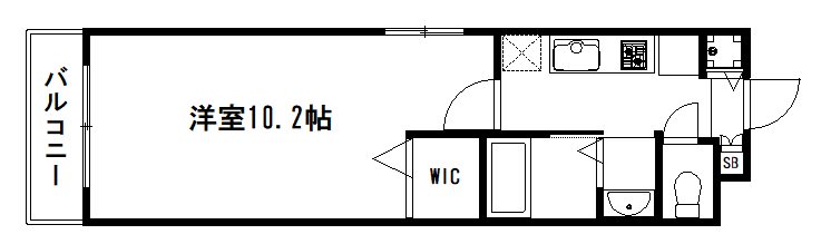 アドバンス京都北大路レフィナード 間取り