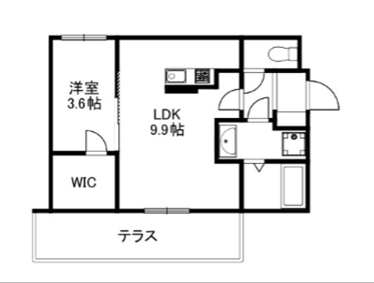 仮称）一乗寺北大丸町計画 間取り