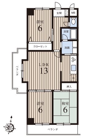 ライフプラザ河原町今出川 間取り