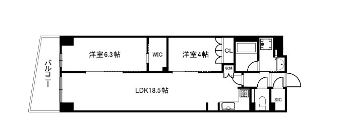 ザ・パークハウス京都河原町 間取り