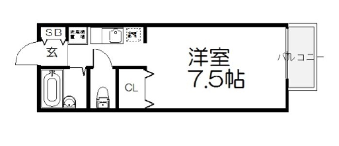 ルミエール松ヶ崎 間取り