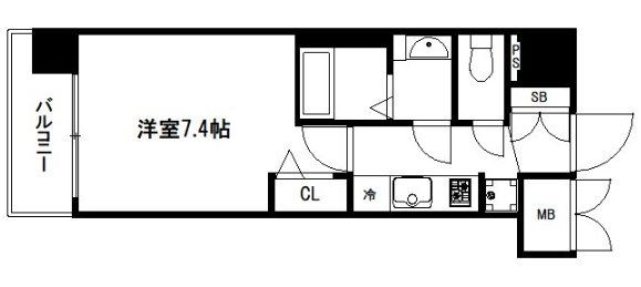 プレサンスTHE　KYOTO流雅 間取り