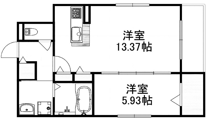 テラッセ四条高倉 間取り