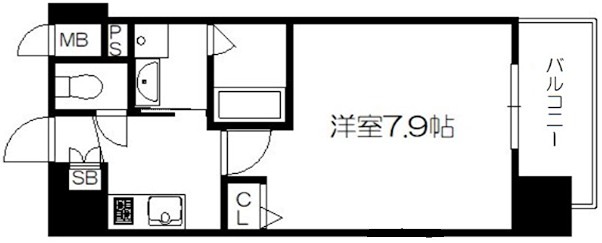 ベラジオ京都西院ウエストシティⅡ 間取り