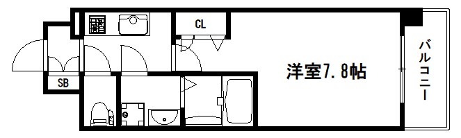 エスリード京都梅小路アヴェニテ 間取り