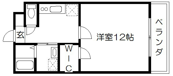 ポレール鞍馬口 間取り