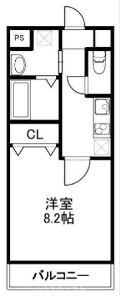 QUALIE丹波口駅前 間取り