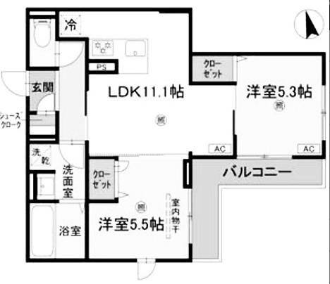 D-ROOM伏見駅前 間取り