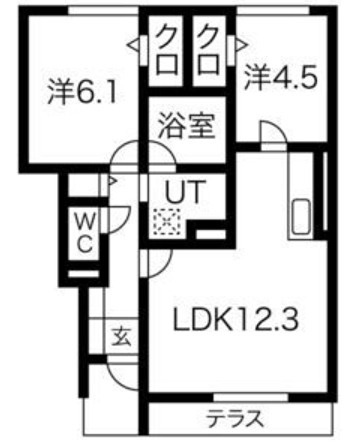 ヴェール桃山 間取り