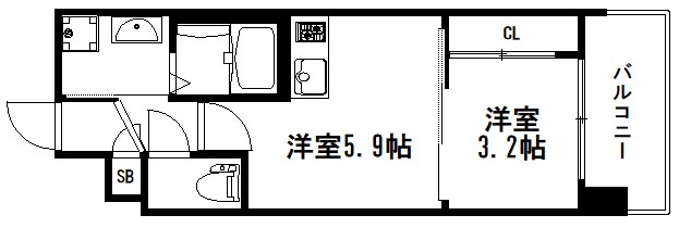 アクアプレイス京都二条城北 間取り