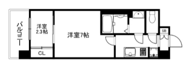 ソルテラス京都西院 悠洛 間取り