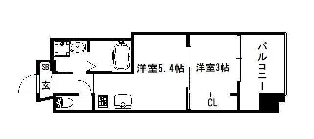 アクアプレイス京都二条城北 間取り
