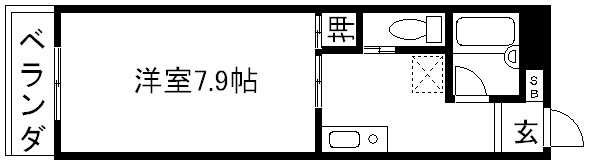 リバーパレス白川 間取り