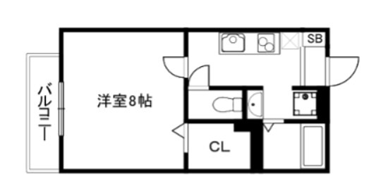 カナル桃山Ⅱ 間取り