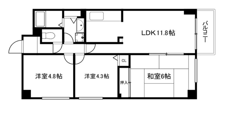 パインフィールド吉祥院 間取り