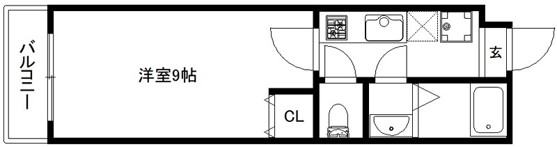 フラッティ三軒町 間取り