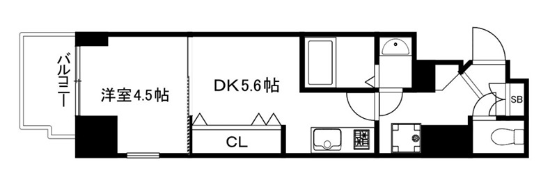 エステムコート京都梅小路公園 間取り