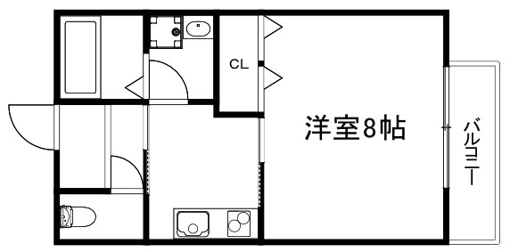 クレスト西京極 間取り
