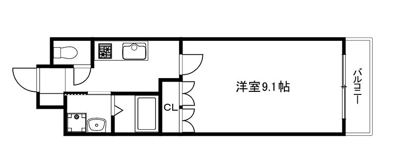 エクセルコート・まはたぎ 間取り