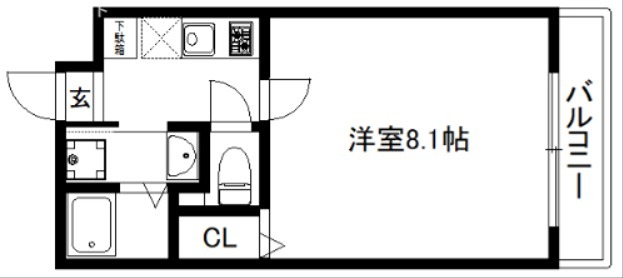 Gladvis京都室町 間取り