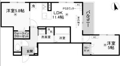 D-ROOM伏見駅前 間取り