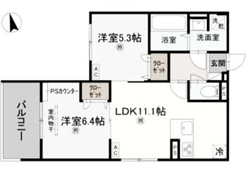 D-ROOM伏見駅前 間取り