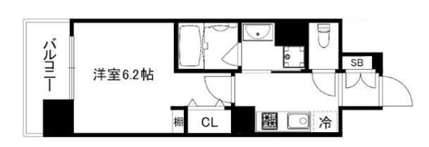 アスヴェル京都四条西院 間取り