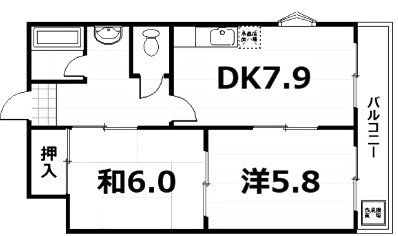 サンマンションナリマチ 間取り