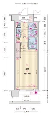 ソルテラス京都西院 悠洛 間取り