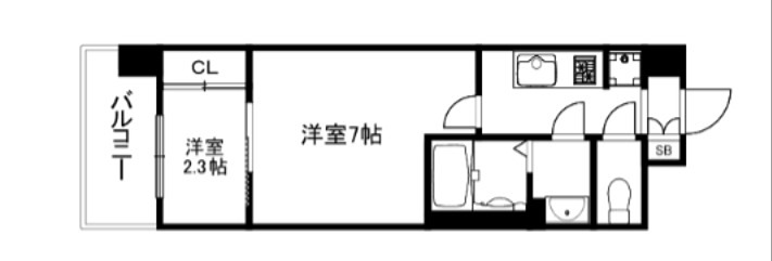 ソルテラス京都西院 悠洛 間取り