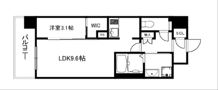 ソルテラス京都西院 悠洛 間取り