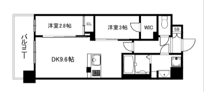 ソルテラス京都西院 悠洛 間取り