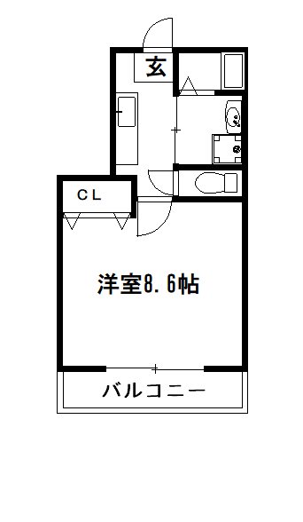クレドール西院 間取り