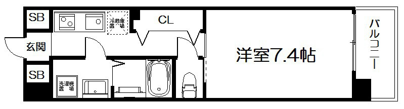 レジデンス京都ゲートシティ 間取り