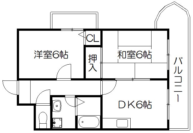 第43長栄大晋メゾネ西院ノ森 間取り