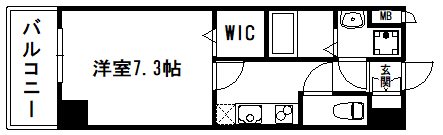 エステムコート京都東寺朱雀邸 間取り
