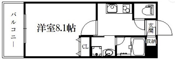 ベラジオ京都西院ウエストシティ 間取り