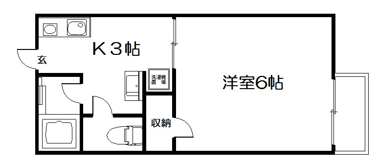 サニーコーポ岡崎 間取り