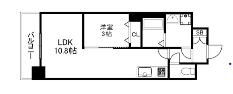 ソルテラスKYOTO西大路　瑠 間取り