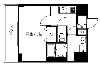 プレサンス京都北野白梅町 間取り