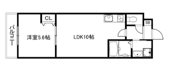 ソリティア梅小路 間取り