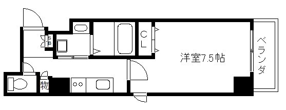 アスヴェル京都西七条 間取り
