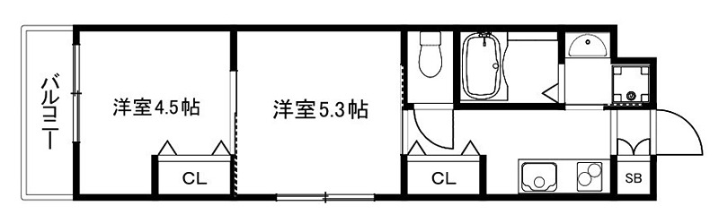 ARCOBALENO KYOTO NISIKYOGOKU 間取り