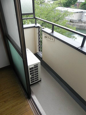 サンパティック聖護院 ベランダ
