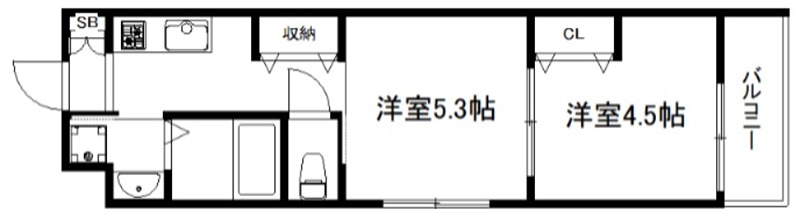 ARCOBALENO KYOTO NISHIKYOGOKU 間取り