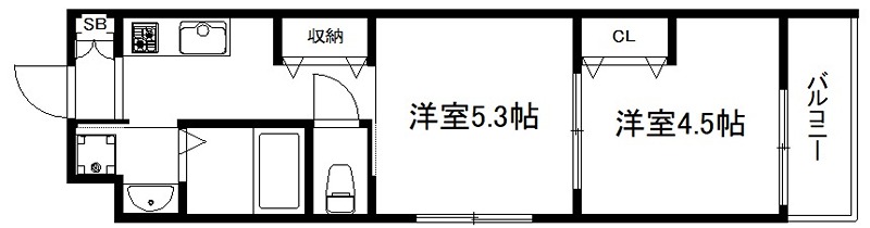 ARCOBALENO KYOTO NISHIKYOGOKU 間取り