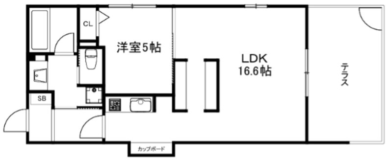 GRANGE京都丹波口 間取り