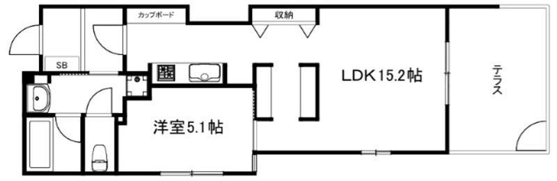 GRANGE京都丹波口 間取り